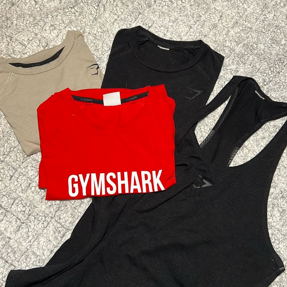 Gymshark Tee And Stringer Bundle - image 1